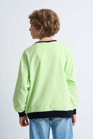 Alexandergardi Alexandergardı Baskılı Bisiklet Yaka Çocuk Sweatshirt Mint