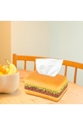 Pazly Tutucu Suntek Kolay Kare Hamburger Hediyelik Doldurulabilir Doku Ak Çok Renkli