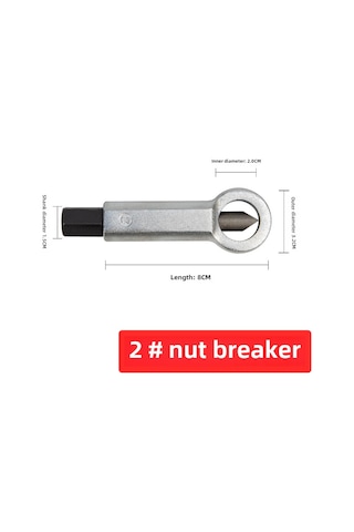 Geeksen Ev İçin Paslı Somun Ve Cıvata Açıcı, 4'lü Set Cr-v Çelik Malzeme, Somun Ayırıcı Ve Kırıcı Araç