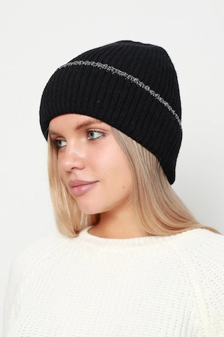 Sim Detaylı Kadın Bere Rkş-1139 Siyah Siyah