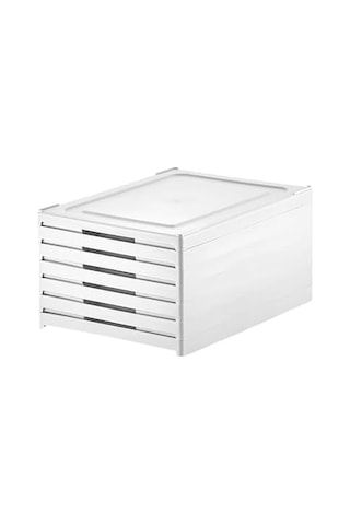 21 Bek 6 Katlı, Katlanabilir Ayakkabılık, Taşınabilir Çok Amaçlı, Geniş, Katlanabilir Dolap Ve Raf, Katlanır Taşınabilir Premium Portatif Organizer Ayakkabılık 25,5cm X 34,5cm X 105,5cm Beyaz 001 - Beyaz