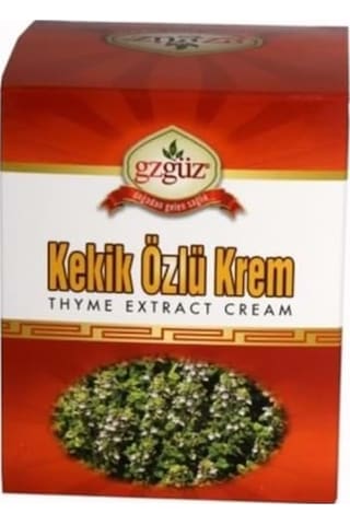 Gzgüz Bitkisel Kekik Özlü Krem
