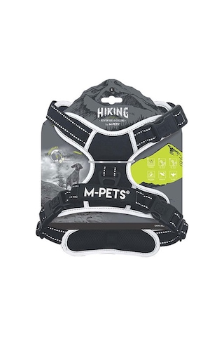 M-pets Hiking Reflektörlü Köpek Göğüs Tasması Siyah Large 45-95 Cm 244-58042.03 Çok Renkli