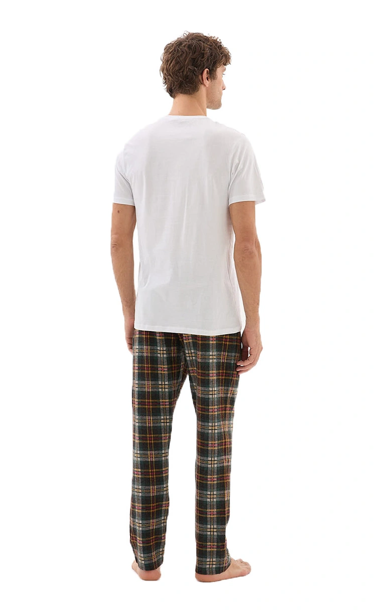 Erkek Pijama Altı 40671 - Yeşil Yeşil