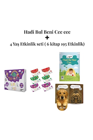 Hadi Bul Beni Cee Eee Türkçe & İngilizce Sesli Yönerge -4 Yaş Etk