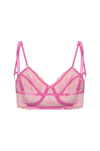 Fleur Pembe Dantelli Balconette Pembe