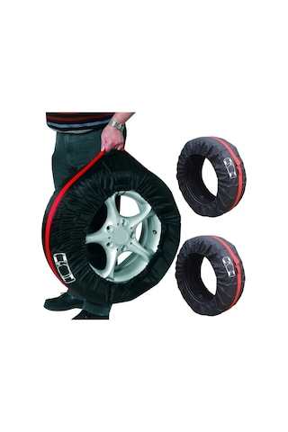 Willowhaven Siyah 1 Adet Ağır Hizmet Uv Dayanımlı Stepne Kılıfı Ayarlanabilir İp Reflektif