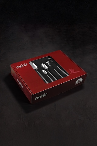Nehir Lizbon Sade 60 Parça 12 Kişilik Çatal Kaşık Takımı