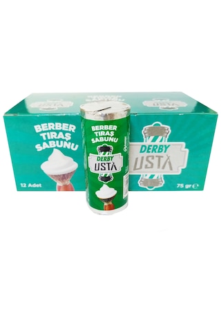 Derby Usta Berber Tıraş Sabunu 12 x 75 G