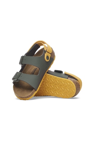 Birkenstock Milano Kids Bf Desert Sol Unisex Çocuk Sandalet 1029378 Yeşil