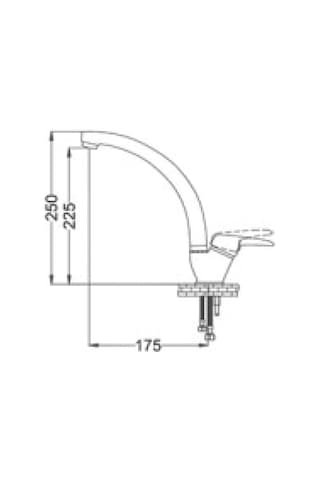 Gms Lale Mix Kuğu Lavabo Musluk Bataryası La101