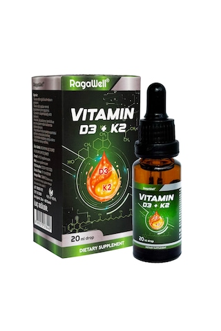 Ragawell Vitamin D3+k2 Damla 20 Ml