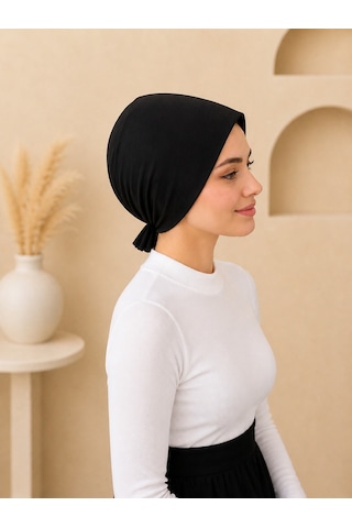 Bilenler Dikişsiz Silikonlu Bone Siyah