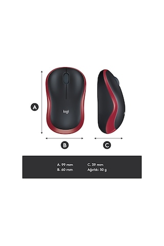 Logitech M185 910-002237 Kablosuz Mouse