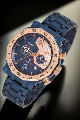 Comwatch Lacivert Full Fonksiyon Çelik Kordon Çelik Kasa Erkek Kol Saati Crono Sdcmw021 Lacivert