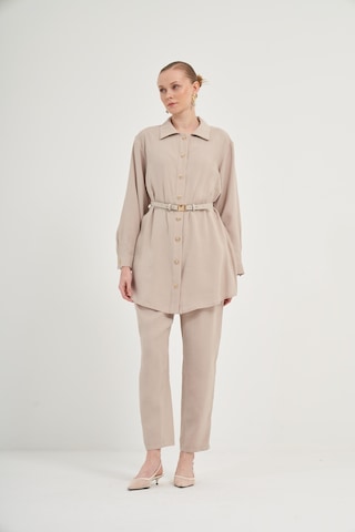 FTZ Women Ftz Pantolonlu Takım Taş 31035 Taş