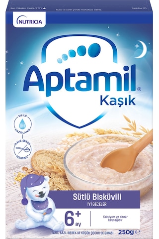 Aptamil Sütlü Bisküvili Kaşık Maması 250 G