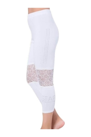 Polkan 209 Dantel Modelli Bayan Tayt-3054-SİYAH Siyah