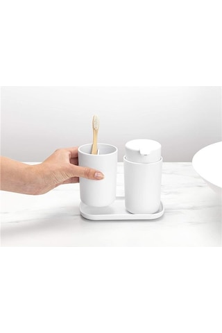 Brabantia Renew White 3 Parça Banyo Seti