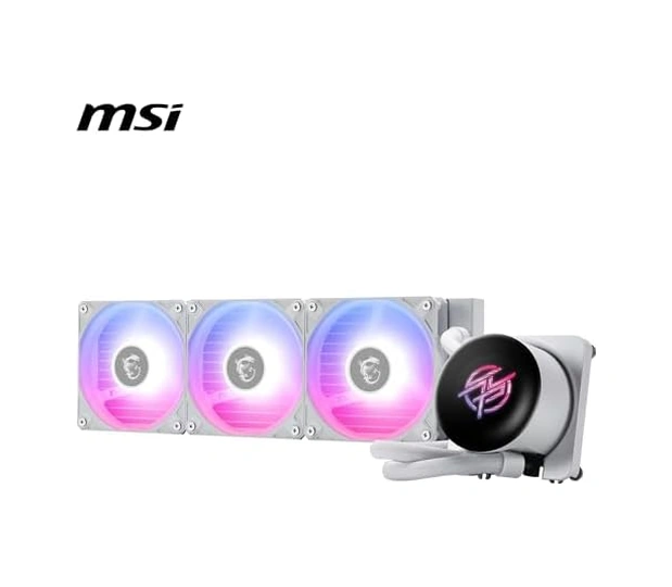 Msı Mpg Corelıquıd P13 360 Whıte 360 Mm Beyaz Argb Gen2 2.1 Lcd Ekranlı Sıvı İşlemci Soğutucusu