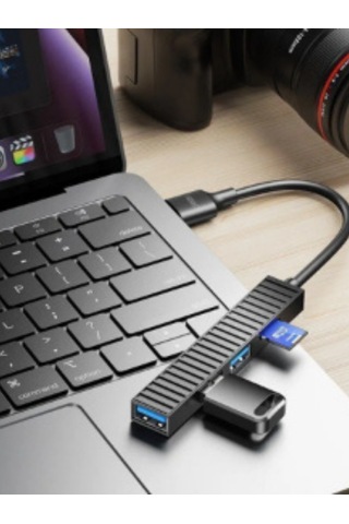 Usb Çoğaltıcı Kart Girişli 3 Port Xo-hub014a