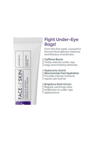 Clasy Care Göz Altı Kremi Morluk Ve Şişlik Karşıtı %5 Kafein +%2 Hyalüronik Asit Kırışıklık, Torba Ve İnce Çizgiler İçin Aydınlatıcı Göz Kremi Kore Esintili Göz Çevresi Kremi, 40 Ml