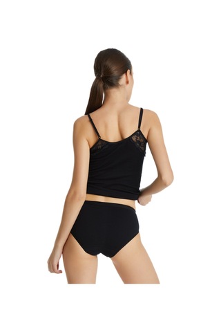 Blackspade Kadın Büyük Beden Slip Külot Dantelli Private 1311 Siyah