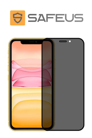 Safeus Tam Kaplayan Hayalet Parmak İzi Bırakmayan Safir Ekran Koruyucu Cam , Apple Uyumlu iPhone 11 İle