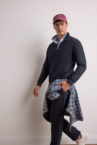 Defacto Regular Fit Dik Yaka Yarım Fermuarlı İçi Yumuşak Tüylü Basic Düz Sweatshirt X7405az25aunv91 Lacivert