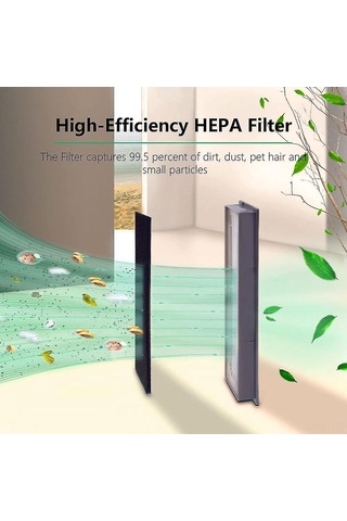 Moveevo Ecovacs Deebot T8/t9/ozmo 920/950/n8 Serisi İçin Yüksek Kaliteli Filtre Seti - Temizlik Performansını Artırır, Kolay Değiştirilebilir 6 Adet Filtre + 1 Temizlik Fırçası Çok Renkli