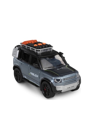 Vardem Kutulu Sürtmeli Işıklı Müzikli Off-road Lüks Araba - Gri