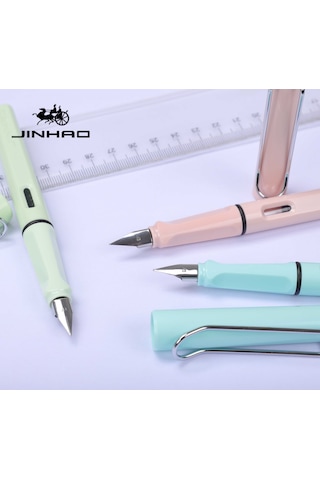 Jinhao Dolma Kalem Sert Mika Gövde F Uç Pastel Fıstık Yeşil