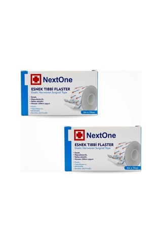 Nextone Esnek Fix Tıbbi Flaster Nonwoven 10cm X 5m - 2 Adet