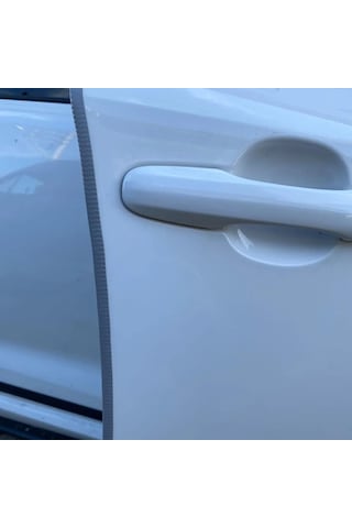 Oto Araç Kapı Koruma Fitili 5metre Parlak Gri Renk Çarpma Çizilme Önleyici Fitil