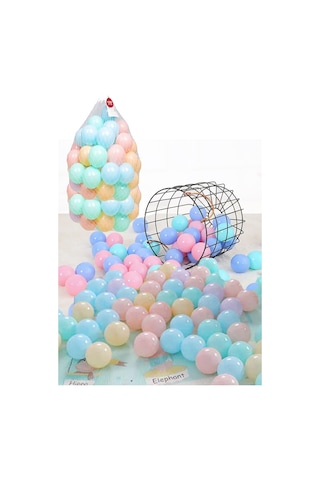 Filede Oyun Havuz Topları Lüx Renk Pastel 6 CM 100'lü