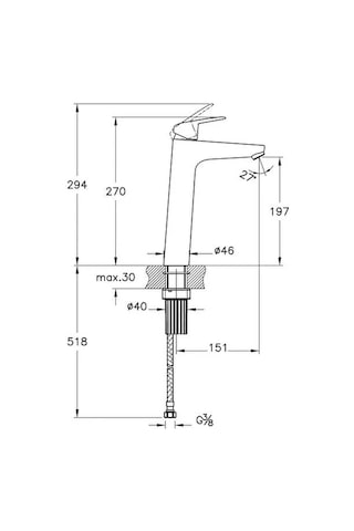 Artema Lavabo Bataryası, Flow Round, Tezgah Üstü, A42927