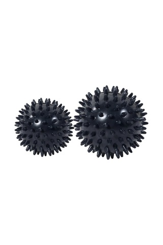 Fortunelane 70mm & 90mm Siyah Kas Gerginliği Fasyal Topu - Akupresür Masaj Aleti Siyah Siyah