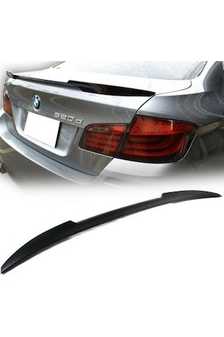 Bmw F10 M4 Spoiler Parlak Siyah Boyalı - F10 Spoiler Piano Black