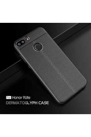 Huawei Honor 9 Lite Kılıf Zore Niss Silikon Kapak Kırmızı