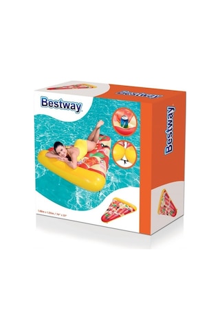 Deniz Yatağı Pizza Dilimi Yatak 188x130 Cm Bestway - 44038 Çok Renkli