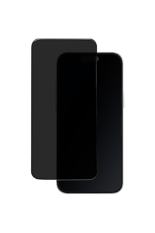 Apple iPhone Uyumlu 17 Mohseven M7 Privacy Sapphire Coating Temperli Cam Ekran Koruyucu Uygulama Aparatı Siyah