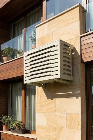 Klima Motoru/dış Ünite Gizleme/koruma Kafesi Xl 120x62x150 H Stage Gri