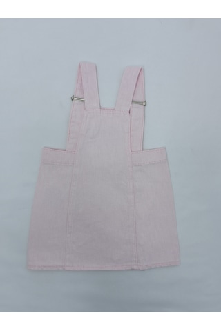 Kız Çocuk Düğmeli Jile Açık Pembe
