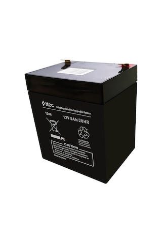 Ttec 12 VOLT 5A AKÜ - 12V 5 AH BAKIMSIZ KURU AKÜ 2024 Üretim