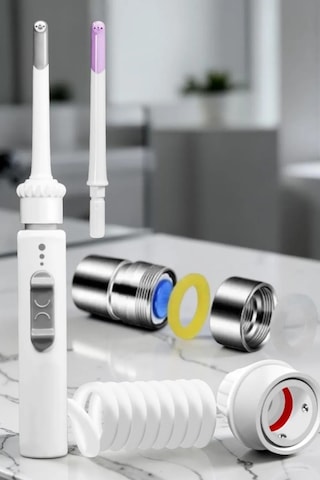 Ghdent BPA Free & FDA Kriterlerine Uygun Materyal Askılıksız Ekonomik Şarjsız Seri 2 Başlıklı Manuel Ağız Duşu﻿﻿