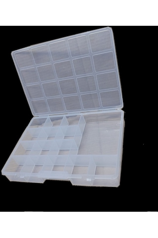 Hayal Sepeti 15 Bölmeli Kapaklı Organizer Kutu 275x200x40 Mm
