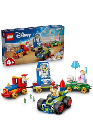 LEGO® ǀ Disney ve Pixar Oyuncak Hikayesi Kutlama Treni ve RC Araba 43264 - 4 Yaş ve Üzeri Çocuklar için Yaratıcı Oyuncak Yapım Seti(206P)