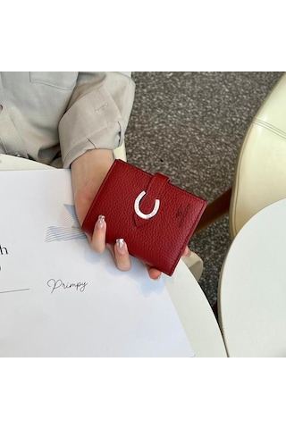 Septwolves Hakiki Deri Metal Detaylı Kadın Kartlık Ve Cüzdan 001
