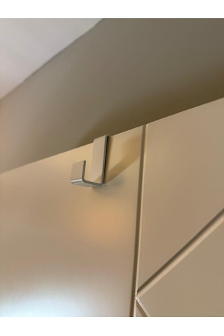 Amerikan Kapı Askısı Beyaz Kapı Askısı S Kanca Dayanıklı Askı Beyaz