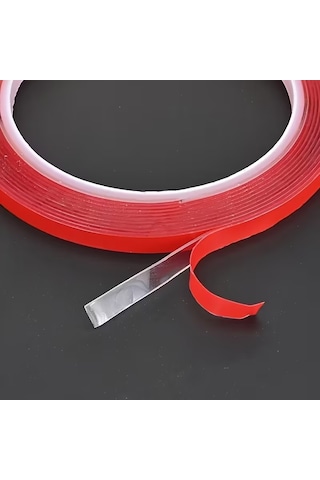 Silikon Çift Taraflı Montaj Bantı Şeffaf Tape 10mm X 5 Mt